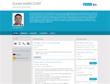 Tablet Screenshot of daniel-maricourt.com